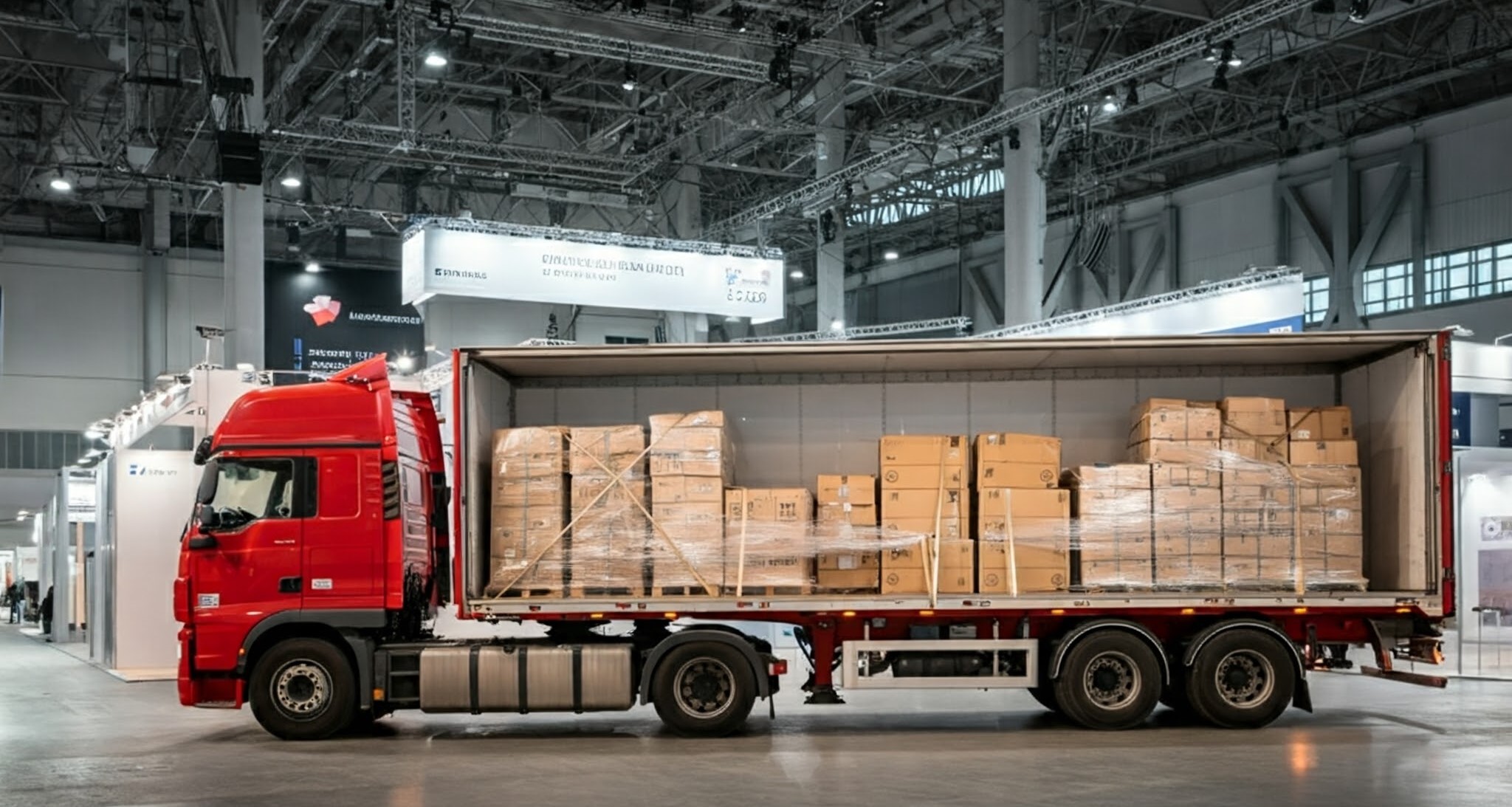 logistyka i spedycja targowa wymaga skrupulatnej organizacji