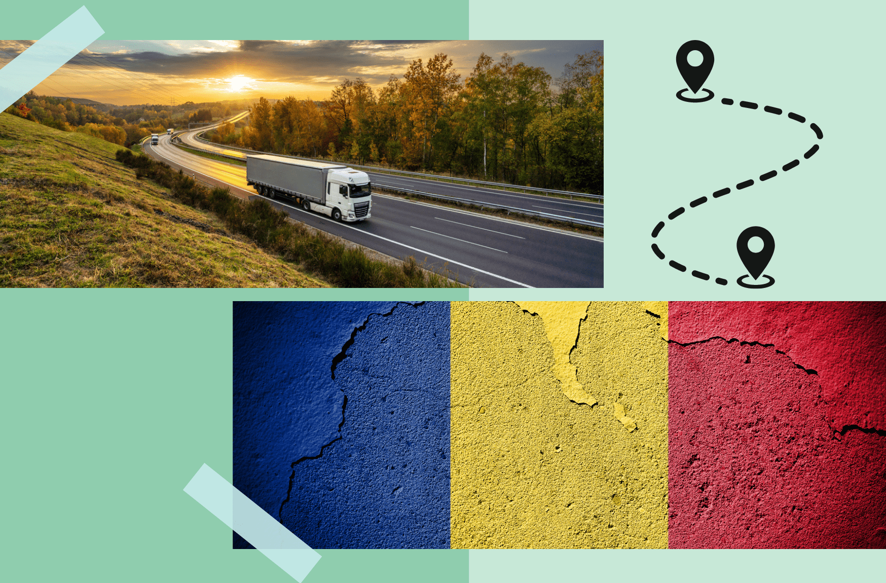 ciężarowy transport rumunia